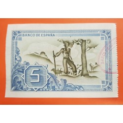 . 1 BIllete @NUEVO - SIN CIRCULAR@ BILBAO 5 PESETAS 1937 Serie A BANCO URQUIJO VASCONGADO Pick S.561 GOBIERNO DE EUSKADI