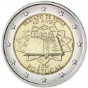 PORTUGAL 2 EUROS 2007 TRATADO DE ROMA 50 ANIVERSARIO SC MONEDA CONMEMORATIVA BIMETALICA