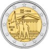 @RARA@ BELGICA 2 EUROS 2018 REVOLUCION DE MAYO DE 1968 50 ANIVERSARIO SC MONEDA CONMEMORATIVA EN COINCARD COIN Belgium Belgien