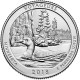 @3ª MONEDA@ ESTADOS UNIDOS 25 CENTAVOS 2018 D Parque Nacional VOYAGEURS y PATO en MINNESOTA MONEDA DE NICKEL SC USA Quarter