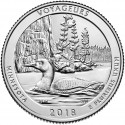 @3ª MONEDA@ ESTADOS UNIDOS 25 CENTAVOS 2018 P Parque Nacional VOYAGEURS y PATO en MINNESOTA MONEDA DE NICKEL SC USA Quarter