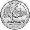 @3ª MONEDA@ ESTADOS UNIDOS 25 CENTAVOS 2018 P Parque Nacional VOYAGEURS y PATO en MINNESOTA MONEDA DE NICKEL SC USA Quarter