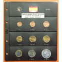 ESPAÑA MONEDAS EURO 2003 SC 1+2+5+10+20+50 Centimos 1+2 EUROS + 12 EUROS 2003 PLATA + HOJA DE PARDO
