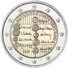 AUSTRIA 2 EUROS 2005 MANIFIESTO DEL ESTADO 50 ANIVERSARIO SC BIMETALICA MONEDA CONMEMORATIVA Osterreich