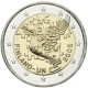 FINLANDIA 2 EUROS 2005 ONU 60 ANIVERSARIO PALOMA SC BIMETALICA MONEDA CONMEMORATIVA Finnland