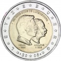 LUXEMBURGO 2 EUROS 2005 GRANDES DUQUES HENRI y ADOLPHE SC BIMETALICA MONEDA CONMEMORATIVA