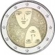 FINLANDIA 2 EUROS 2006 CARITAS 100 AÑOS DEL SUFRAGIO UNIVERSAL SC BIMETALICA MONEDA CONMEMORATIVA