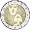 FINLANDIA 2 EUROS 2006 CARITAS 100 AÑOS DEL SUFRAGIO UNIVERSAL SC BIMETALICA MONEDA CONMEMORATIVA