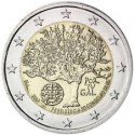 PORTUGAL 2 EUROS 2007 ARBOL PRESIDENCIA DE LA UNION EUROPEA SC BIMETALICA MONEDA BIMETALICA