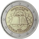 AUSTRIA 2 EUROS 2007 TRATADO DE ROMA 50 ANIVERSARIO SC BIMETALICA MONEDA CONMEMORATIVA