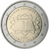 FINLANDIA 2 EUROS 2007 TRATADO DE ROMA 50 ANIVERSARIO SC BIMETALICA MONEDA CONMEMORATIVA