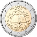 FRANCE 2 EUROS 2007 TEATRY OF ROME UNC BIMETALLIC