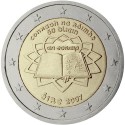 IRLANDA 2 EUROS 2007 TRATADO DE ROMA 50 ANIVERSARIO SC BIMETALICA MONEDA CONMEMORATIVA