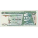 GUATEMALA 1 QUETZAL 1985 ENERO 9 GENERAL ORELLANA y BANCO NACIONAL Pick 66 BILLETE SC @RARO@ UNC BANKNOTE