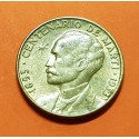 CARIBE 1 CENTAVO 1953 CENTENARIO DE JOSE MARTI KM.26 MONEDA DE LATON EBC-