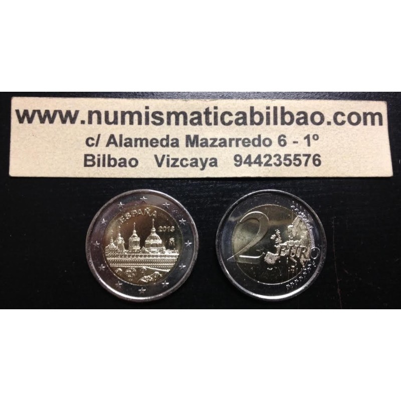 ESPAÑA 2 EUROS 2013 MONASTERIO DEL ESCORIAL en MADRID SC MONEDA CONMEMORATIVA Spain