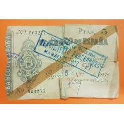 . @OFERTA@ BANCO DE GIJON 100 PESETAS 1937 MBC Serie 604 ESPAÑA