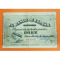 . SANTANDER 50 PESETAS 1936 BANCO SANTANDER 012238