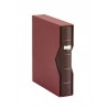 ALBUM PARDO PARA MONEDAS UNIVERSALES simil de CUERO modelo 75005 color GRANATE/BURDEOS HOJAS 751/754 - 771/772/773/774 - 760/768
