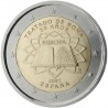 ESPAÑA 2 EUROS 2007 TRATADO DE ROMA 50 ANIVERSARIO SC BIMETALICA MONEDA CONMEMORATIVA Spain