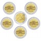 ALEMANIA 2 EUROS 2007 A+D+F+G+J IGLESIA DE MECKLENBURG en WEST POMERANIA SC BIMETALICA MONEDA CONMEMORATIVA