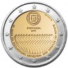 PORTUGAL 2 EUROS 2008 DECLARACION DE LOS DERECHOS HUMANOS MONEDA BIMETALICA SC CONMEMORATIVA