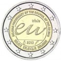 BELGICA 2 EUROS 2010 PRESIDENCIA DE LA UNION EUROPEA SC MONEDA BIMETALICA CONMEMORATIVA Belgium Belgique