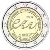 BELGICA 2 EUROS 2010 PRESIDENCIA DE LA UNION EUROPEA SC MONEDA BIMETALICA CONMEMORATIVA Belgium Belgique