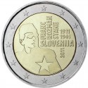 ESLOVENIA 2 EUROS 2011 CENTENARIO DEL NACIMIENTO DE FRANC ROZMAN SC BIMETALICA MONEDA CONMEMORATIVA Slovenia