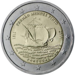 PORTUGAL 2 EUROS 2011 CARABELA MENDES PINTO SC BIMETALICA @RARA@