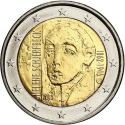 FINNLAND 2 EUROS 2012 HELENE SCHJERFBECK UNC BIMETALLIC