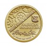 ESTADOS UNIDOS 1 DOLAR 2018 P AMERICAN INNOVATION 1ª moneda de presentación SIGNED FIRST PATENT LATON SC USA 1 Dollar coin