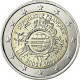 FRANCIA 2 EUROS 2012 X ANIVERSARIO DEL EURO SC MONEDA CONMEMORATIVA BIMETALICA France