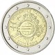 ITALIA 2 EUROS 2012 X ANIVERSARIO DEL EURO SC MONEDA CONMEMORATIVA BIMETALICA Italy