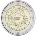 PORTUGAL 2 EUROS 2012 X ANIVERSARIO DEL EURO SC MONEDA CONMEMORATIVA BIMETALICA