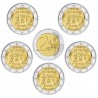 ALEMANIA 2 EUROS 2013 A+D+F+G+J TRATADO del ELISEO 50 ANIVERSARIO SC MONEDA CONMEMORATIVA Germany BRD