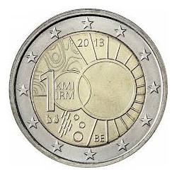 2€ EUROS 2013 BELGICA METESOSAT SC BIMETALICA