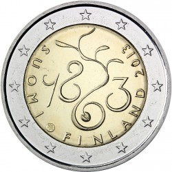 ..2 EUROS 2013 FINLANDIA PARLAMENTO SC BIMETALLIC