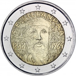 FINLANDIA 2 EUROS 2013 FRANS EEMIL SILLANPAA SC BIMETALICA