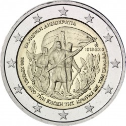 GRECIA 2 EUROS 2013 ADHESION DE CRETA BIMETALICA SC