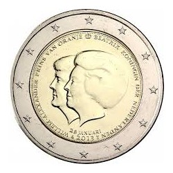 2€ EUROS 2013 HOLANDA REINA BEATRIZ SC BIMETALICA