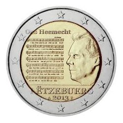 LUXEMBURGO 2 EUROS 2013 HIMNO NACIONAL BIMETALICA SC