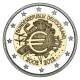 ALEMANIA 2 EUROS 2012 X ANIVERSARIO DEL EURO SC MONEDA CONMEMORATIVA BIMETALICA Germany BRD