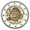 ALEMANIA 2 EUROS 2012 X ANIVERSARIO DEL EURO SC MONEDA CONMEMORATIVA BIMETALICA Germany BRD