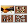 2013 UNITED STATES MINT PROOF SET @NICKEL@ 14 COINS ESTADOS UNIDOS 1+5+10+10+25 CENTAVOS + 1/2 DOLAR 2013 + 1 DOLAR 2013