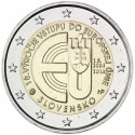 ESLOVAQUIA 2 EUROS 2014 ENTRADA EN LA EUROPA UE 10 ANIVERSARIO SC MONEDA CONMEMORATIVA Slovakia