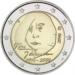 ....2€ EUROS 2014 FINLANDIA TOV JANSSON MONEDA SIN CIRCULAR