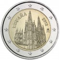 ESPAÑA 2 EUROS 2012 CATEDRAL DE BURGOS SC BIMETALICA MONEDA CONMEMORATIVA Spain