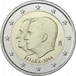 . ESPAÑA 2€ EUROS 2014 CORONACION DEL REY FELIPE VI SC