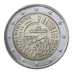 ALEMANIA 2 EUROS 2015 UNIFICACION 25 ANIVERSARIO SC MONEDA CONMEMORATIVA Germany